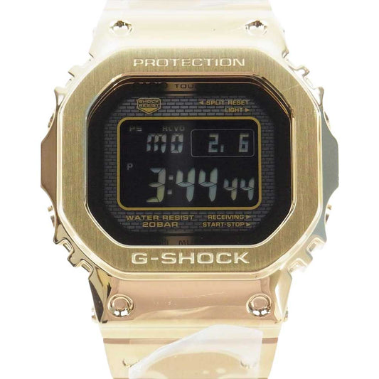 CASIO G-SHOCK カシオ ジーショック GMW-B5000GD-9JF フルメタル ゴールド 電波ソーラー ウォッチ 腕時計 ゴールド系【新古品】【未使用】【中古】