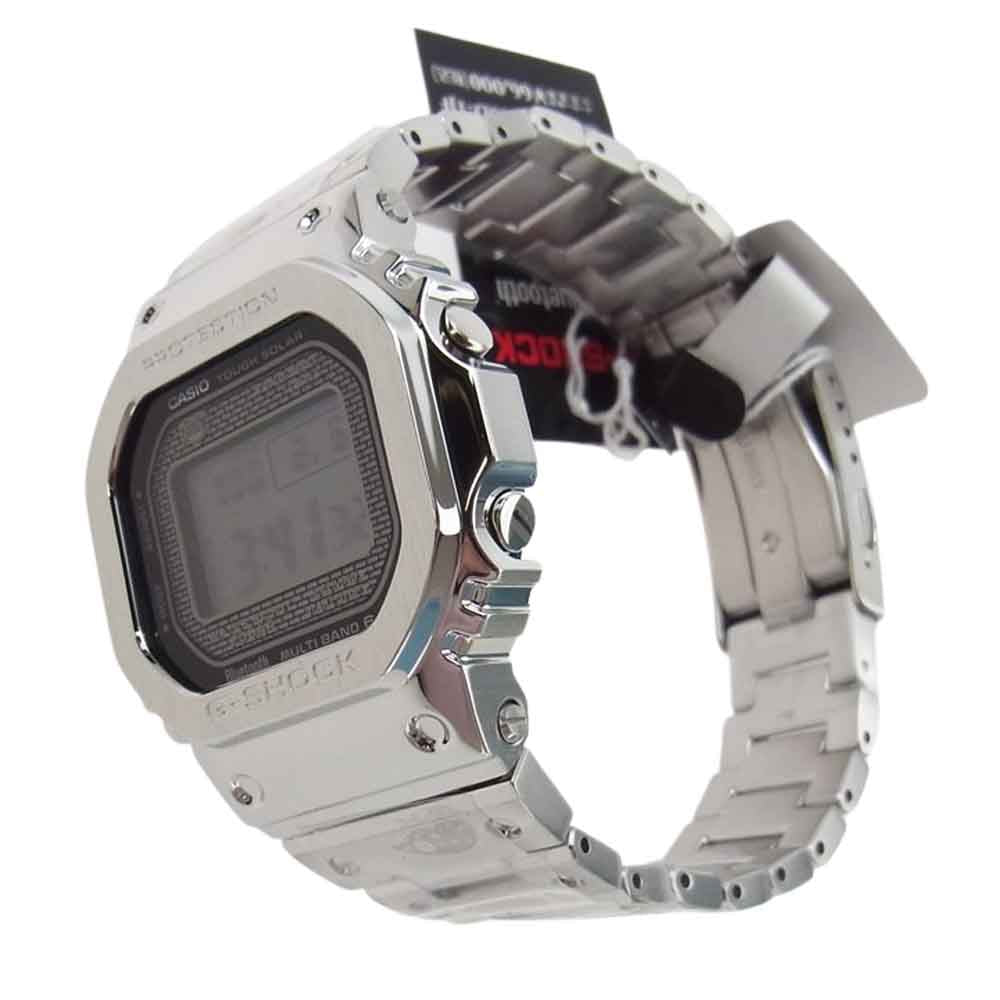 CASIO G-SHOCK カシオ ジーショック GMW-B5000D-1JF フルメタル シルバー 電波ソーラー ウォッチ 腕時計 シルバー系【新古品】【未使用】【中古】
