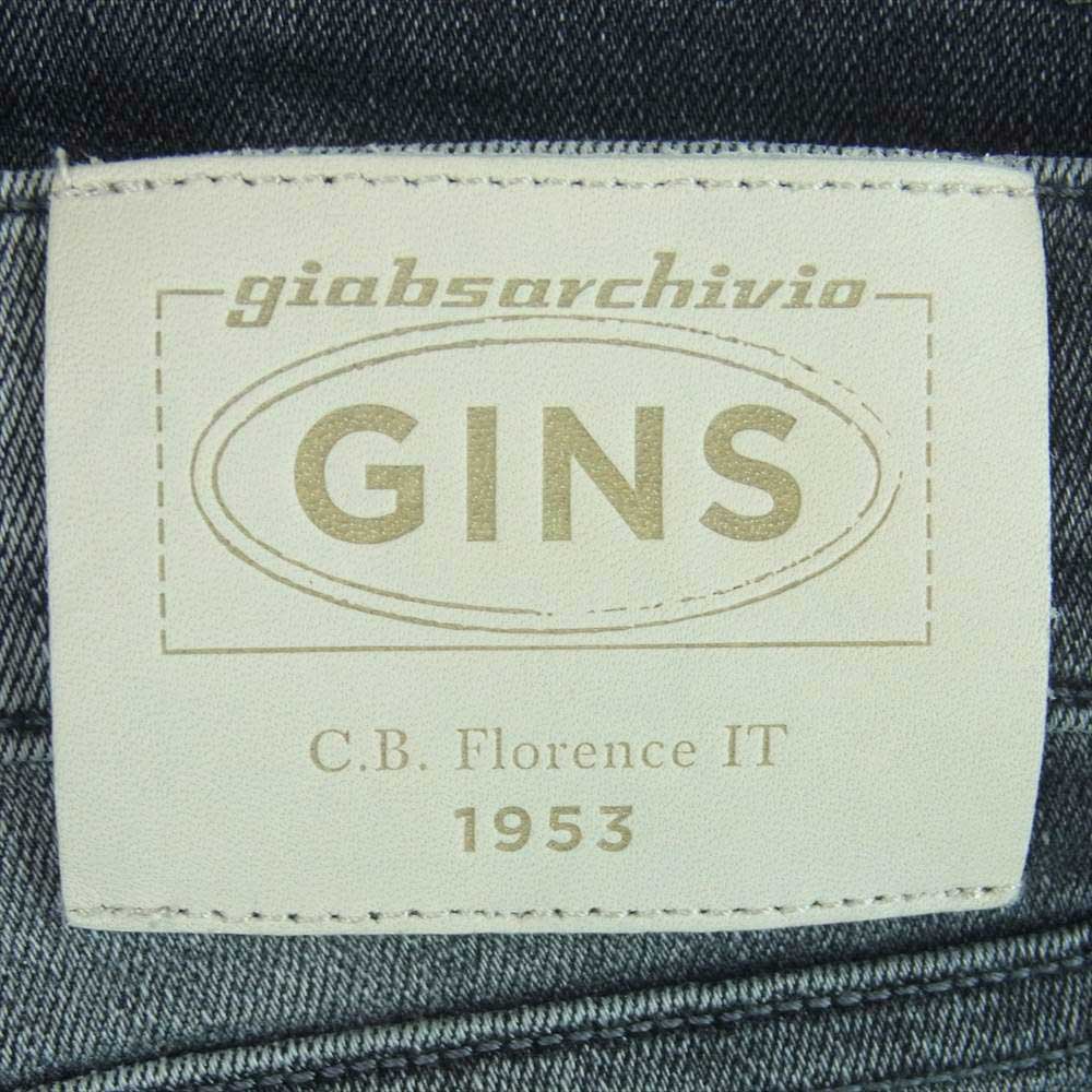 ジャブス アルキヴィオ GINS 国内正規品 P2242-4096A CELLINI チェリーニ デニム パンツ ジーンズ イタリア製 グレー系 30【中古】