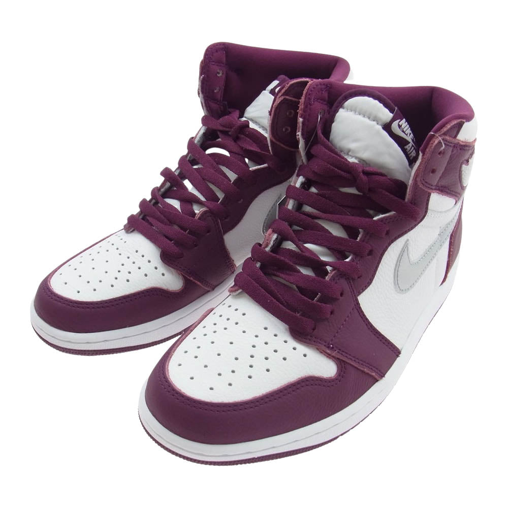 NIKE ナイキ 555088-611 AIR JORDAN 1 AJ1 RETRO HIGH OG BORDEAUX エアジョーダン レトロ ハイカット スニーカー マルチカラー系 27.5cm【新古品】【未使用】【中古】