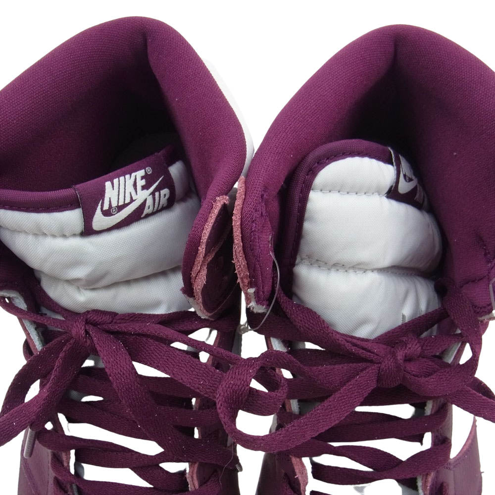 NIKE ナイキ 555088-611 AIR JORDAN 1 AJ1 RETRO HIGH OG BORDEAUX エアジョーダン レトロ ハイカット スニーカー マルチカラー系 27.5cm【新古品】【未使用】【中古】
