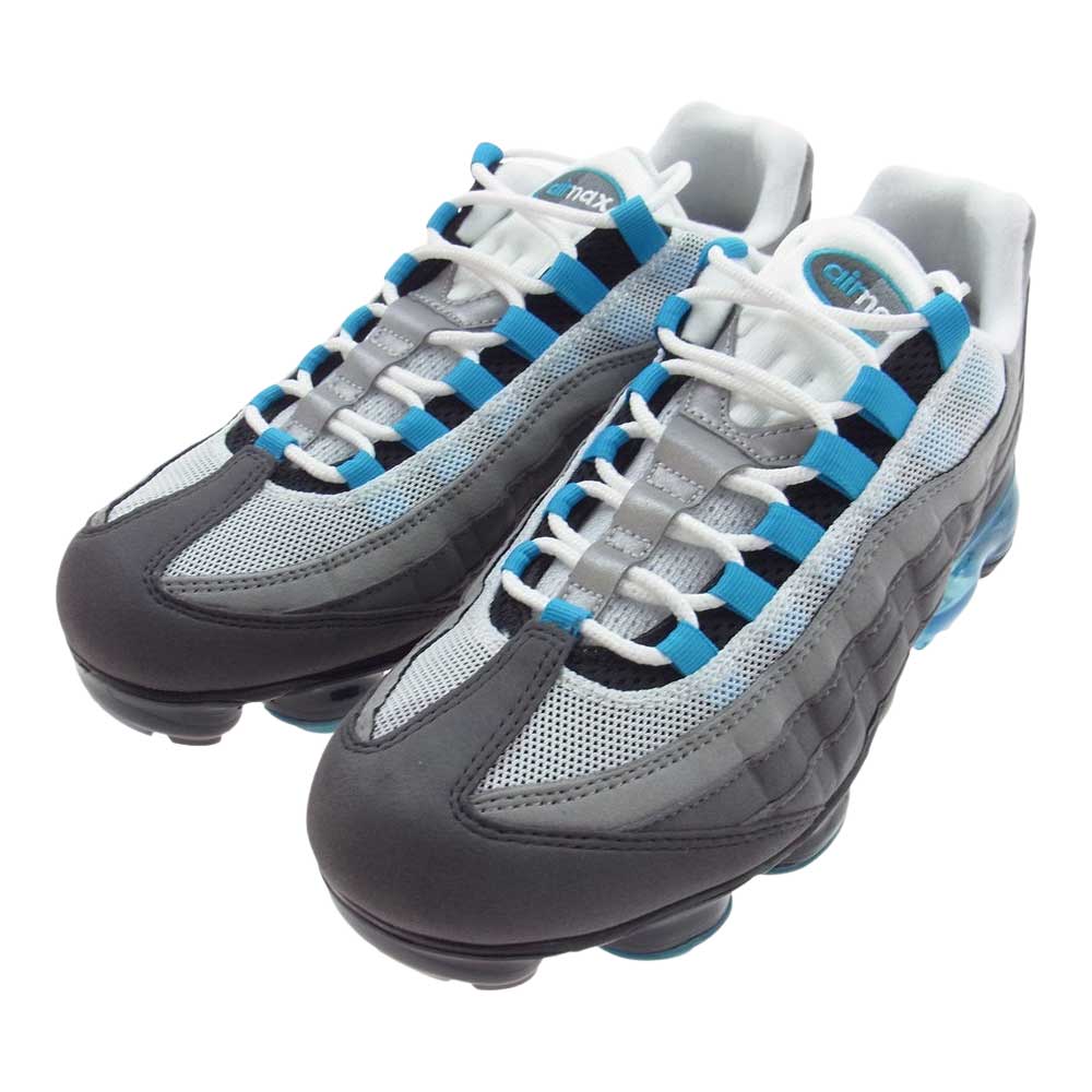 NIKE ナイキ AJ7292-002 AIR VAPORMAX 95 NEO TURQUOISE エアヴェイパーマックス ネオ ターコイズ ローカット スニーカー グレー系 27.5cm【新古品】【未使用】【中古】