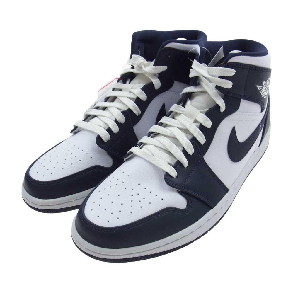 NIKE ナイキ 554724-174 AIR JORDAN 1 AJ1 MID エアジョーダン ミッド スニーカー オブシディアン ネイビー系 28.5cm【新古品】【未使用】【中古】