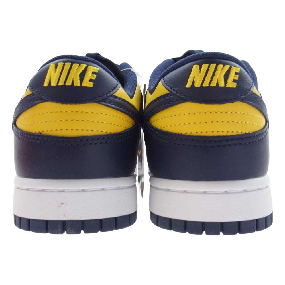 NIKE ナイキ DD1391-700 DUNK LOW RETRO VARSITY MAIZE ダンク ロー バーシティーメイズ ミシガン スニーカー イエロー系 27.5cm【新古品】【未使用】【中古】