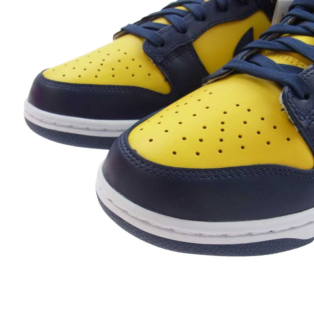 NIKE ナイキ DD1391-700 DUNK LOW RETRO VARSITY MAIZE ダンク ロー バーシティーメイズ ミシガン スニーカー イエロー系 27.5cm【新古品】【未使用】【中古】