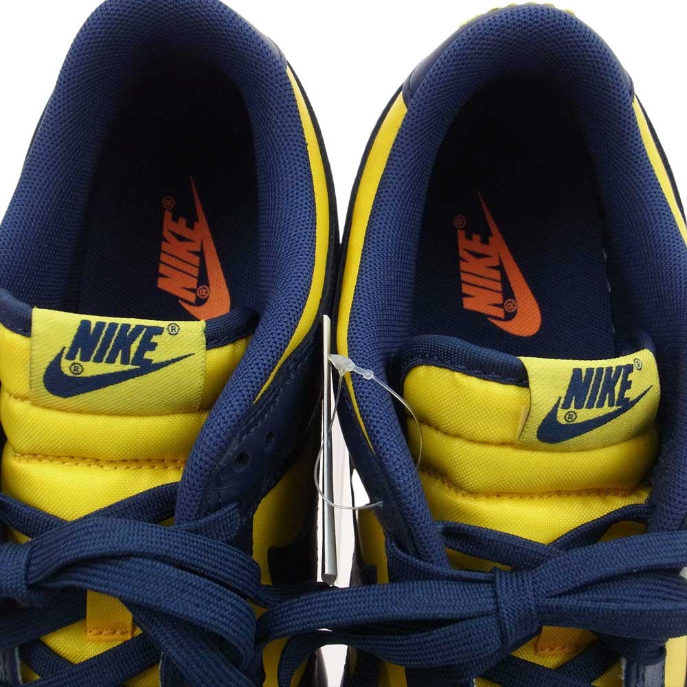 NIKE ナイキ DD1391-700 DUNK LOW RETRO VARSITY MAIZE ダンク ロー バーシティーメイズ ミシガン スニーカー イエロー系 27.5cm【新古品】【未使用】【中古】