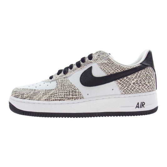 NIKE ナイキ 845053-104 AIR FORCE 1 AF1 LOW RETRO COCOA SNAKE エアフォースワン ロー レトロ ココアスネーク 白蛇 スニーカー ホワイト系 27.5cm【新古品】【未使用】【中古】