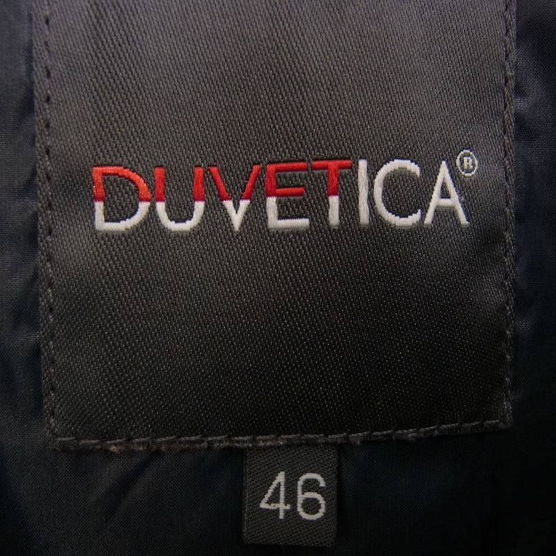 DUVETICA デュベティカ Vega ベガ フード ファー付 ダウン ジャケット ネイビー系 46【中古】
