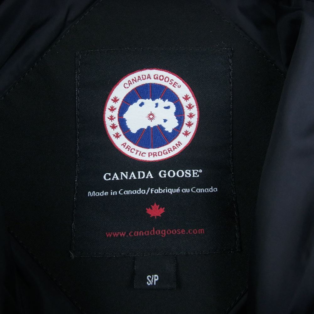 CANADA GOOSE カナダグース 2604JL 国内正規品 グリフィンタグ PORTLAND PARKA  ポートランド パーカ ダウン ジャケット ブラック系 S【中古】