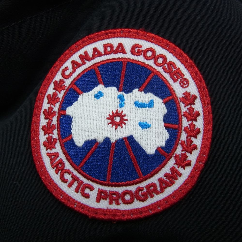CANADA GOOSE カナダグース 2604JL 国内正規品 グリフィンタグ PORTLAND PARKA  ポートランド パーカ ダウン ジャケット ブラック系 S【中古】