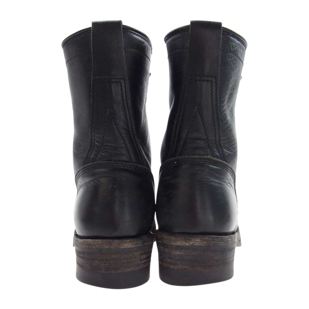ADDICT CLOTHES アディクトクローズ HORSEHIDE LACE-UP BOOTS ホースハイド レースアップ ブーツ ブラック系 US7.5【中古】
