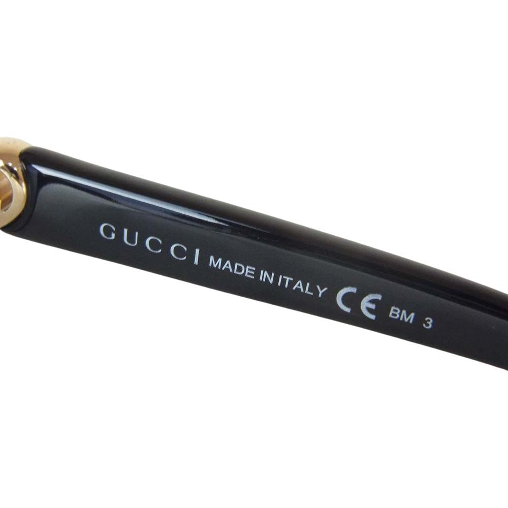 GUCCI グッチ RJU06A6DZH インターロッキングG ハート サングラス ブラック系 64□13-125【中古】
