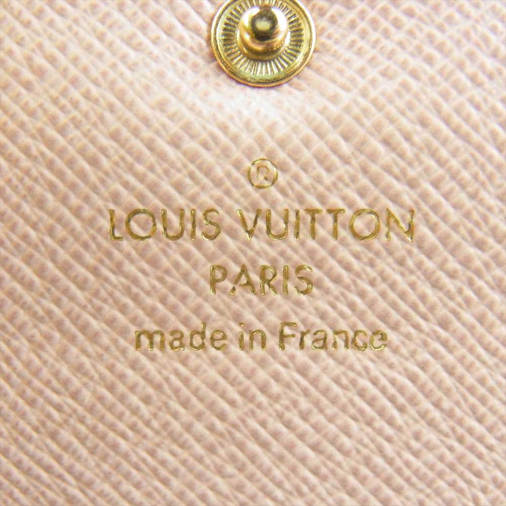 LOUIS VUITTON ルイ・ヴィトン N41625 ダミエ アズール ポルトフォイユ エミリー ロングウォレット 長財布 ベージュ系 ネイビー系 ピンク系【中古】