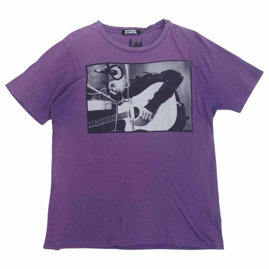 HYSTERIC GLAMOUR ヒステリックグラマー 4CT-5813 HELLO HOW LOW KURT COBAIN Tee カートコバーン フォトプリント 半袖 Tシャツ パープル系 L【中古】