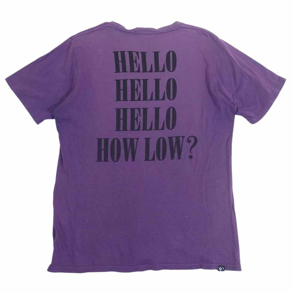 HYSTERIC GLAMOUR ヒステリックグラマー 4CT-5813 HELLO HOW LOW KURT COBAIN Tee カートコバーン フォトプリント 半袖 Tシャツ パープル系 L【中古】