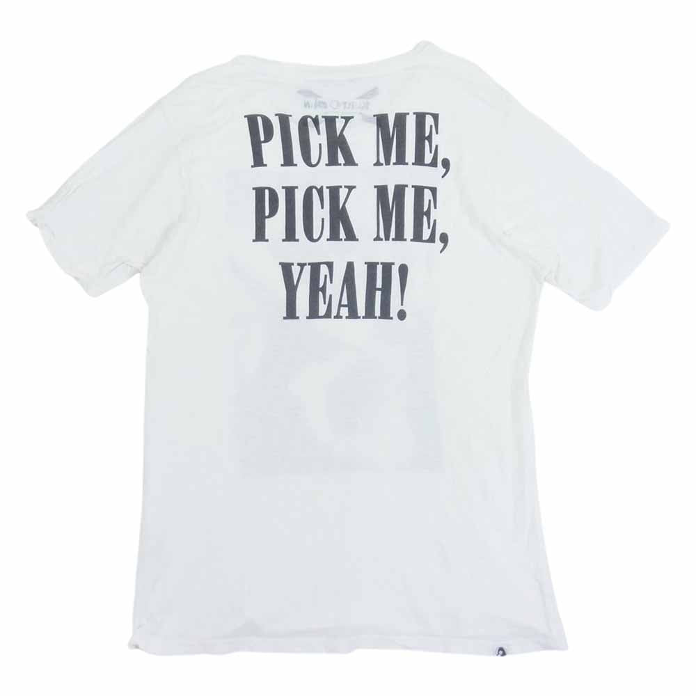 HYSTERIC GLAMOUR ヒステリックグラマー 4CT-4643 PICK ME YEAH KURT COBAIN Tee カートコバーン フォトプリント 半袖 Tシャツ ホワイト系 L【中古】