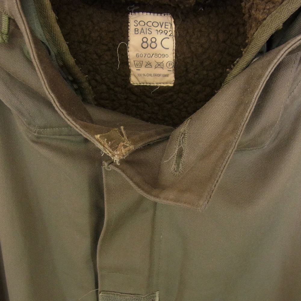 フランス軍 ヴィンテージ 90s SOCOVET BAIS 1992 F-2 パーカー