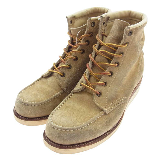 Chippewa チペワ 29492 Vibram ソール モックトゥ ブーツ ライトブラウン系 US8EE【中古】