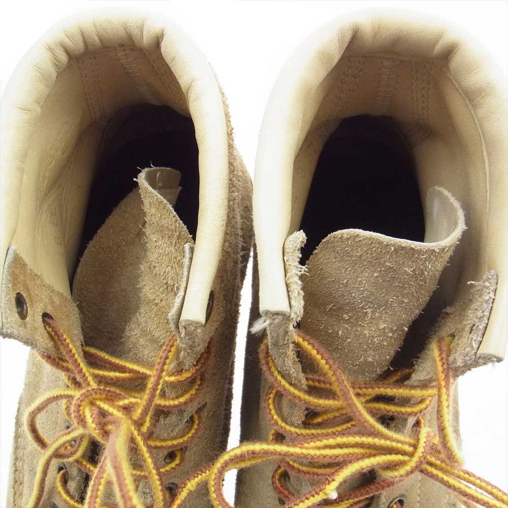 Chippewa チペワ 29492 Vibram ソール モックトゥ ブーツ ライトブラウン系 US8EE【中古】