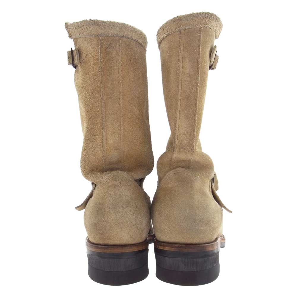 Chippewa チペワ 91000 PT91 11inch ENGINEER BOOTS SAND SUEDE エンジニア ブーツ ベージュ系 US8E【中古】