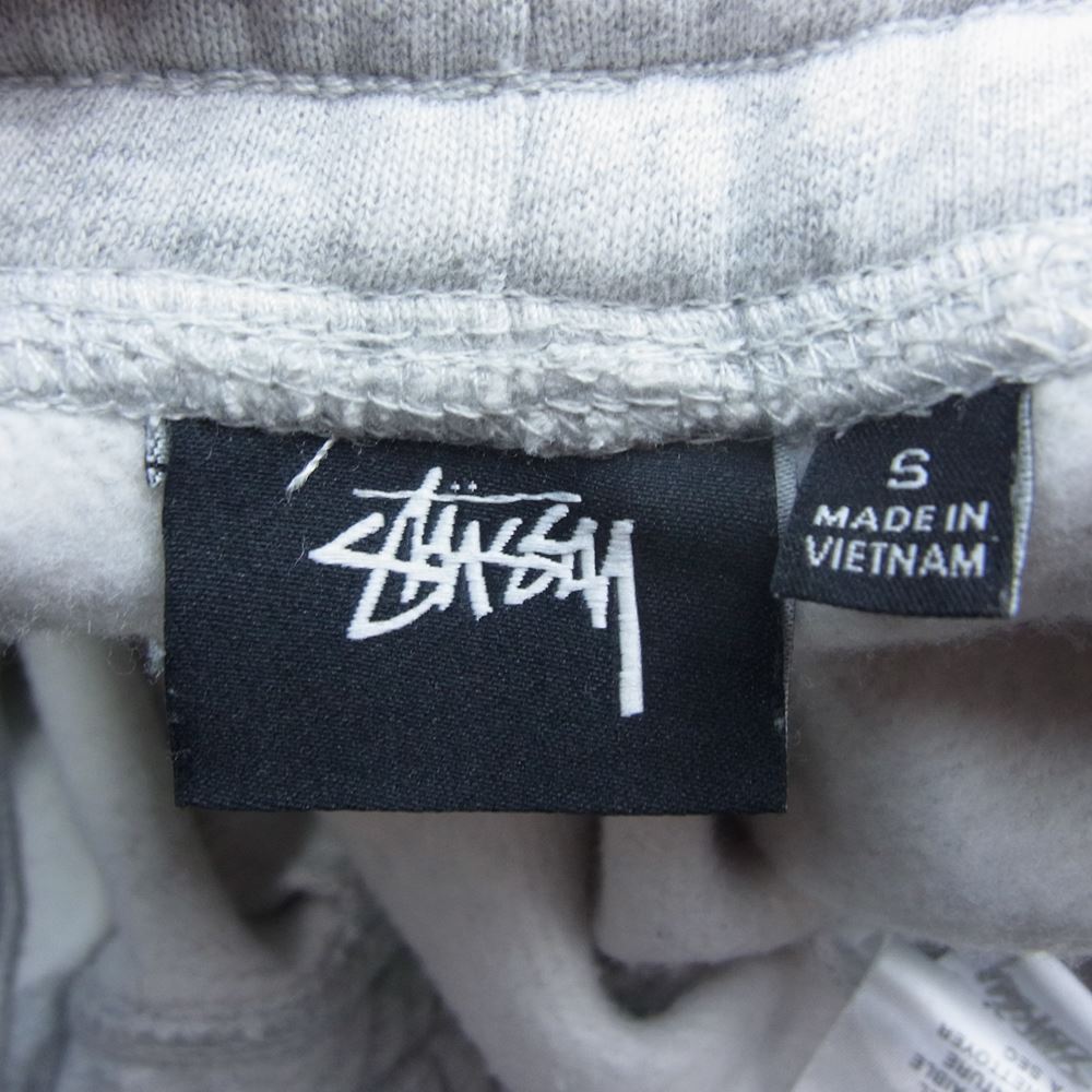 STUSSY ステューシー 21SS ロゴ刺繍 スウェット パンツ グレー系 S【中古】