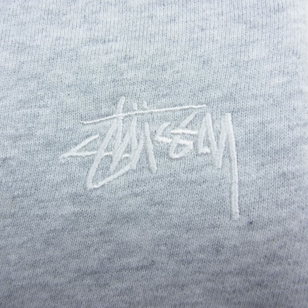 STUSSY ステューシー 21SS ロゴ刺繍 スウェット パンツ グレー系 S【中古】