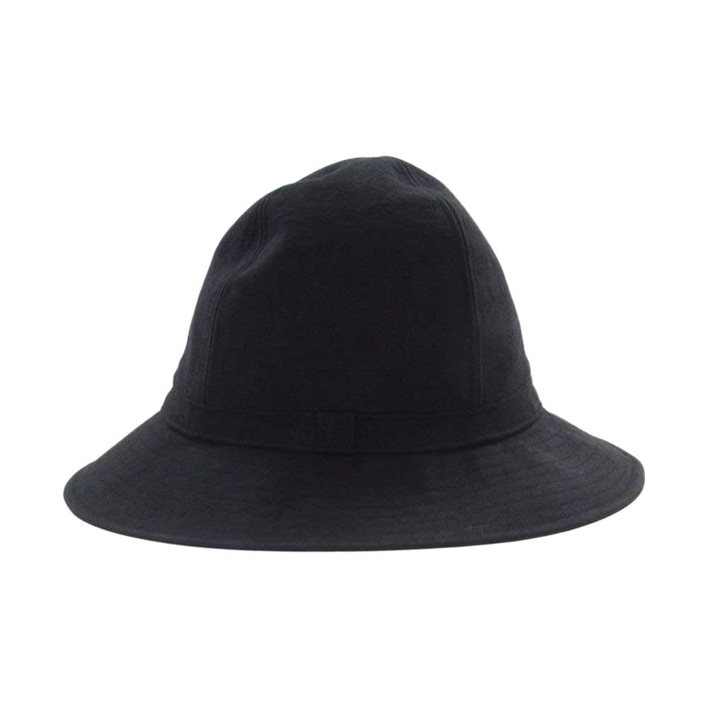 Yohji Yamamoto POUR HOMME ヨウジヤマモトプールオム 16SS LOOK3 H0-H05-300 Linen Fedora Hat リネン ハット 帽子 ブラック系【中古】