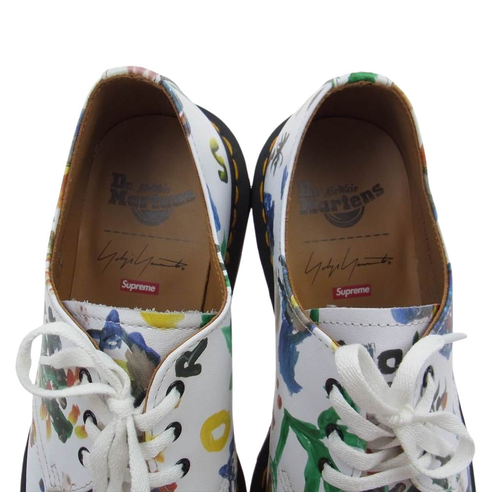 Supreme シュプリーム 22AW Yohji Yamamoto Dr.Martens 1461 3eye-Shoe ヨウジヤマモト ドクターマーチン 3ホール シューズ ホワイト系 US9【新古品】【未使用】【中古】