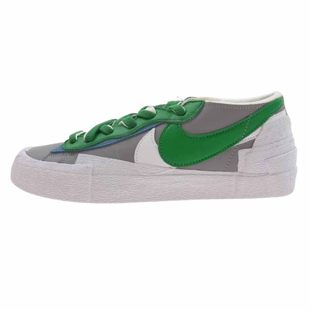 NIKE ナイキ DD1877-001 × SACAI サカイ BLAZER LOW ブレーザー ロー MEDIUM GREY ミディアム グリーン ホワイト系 グリーン系 26cm【新古品】【未使用】【中古】