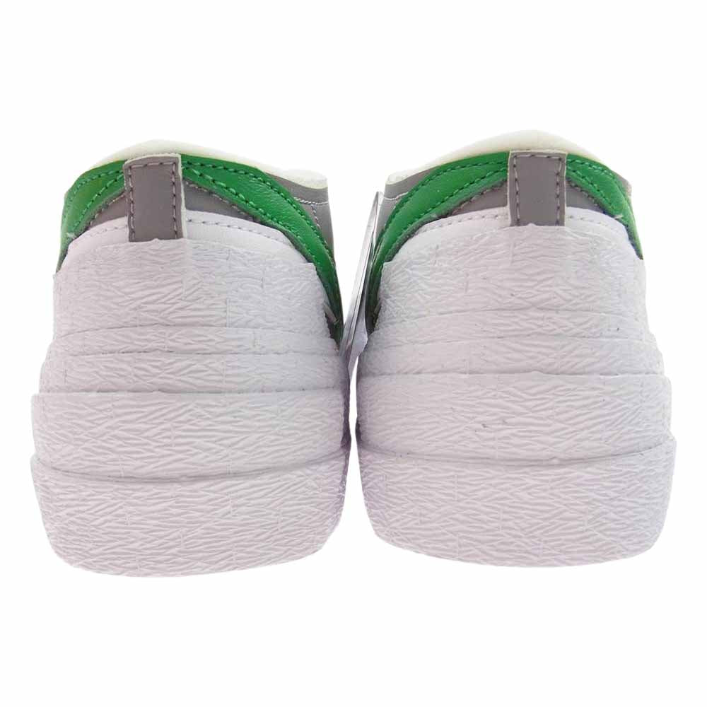NIKE ナイキ DD1877-001 × SACAI サカイ BLAZER LOW ブレーザー ロー MEDIUM GREY ミディアム グリーン ホワイト系 グリーン系 26cm【新古品】【未使用】【中古】