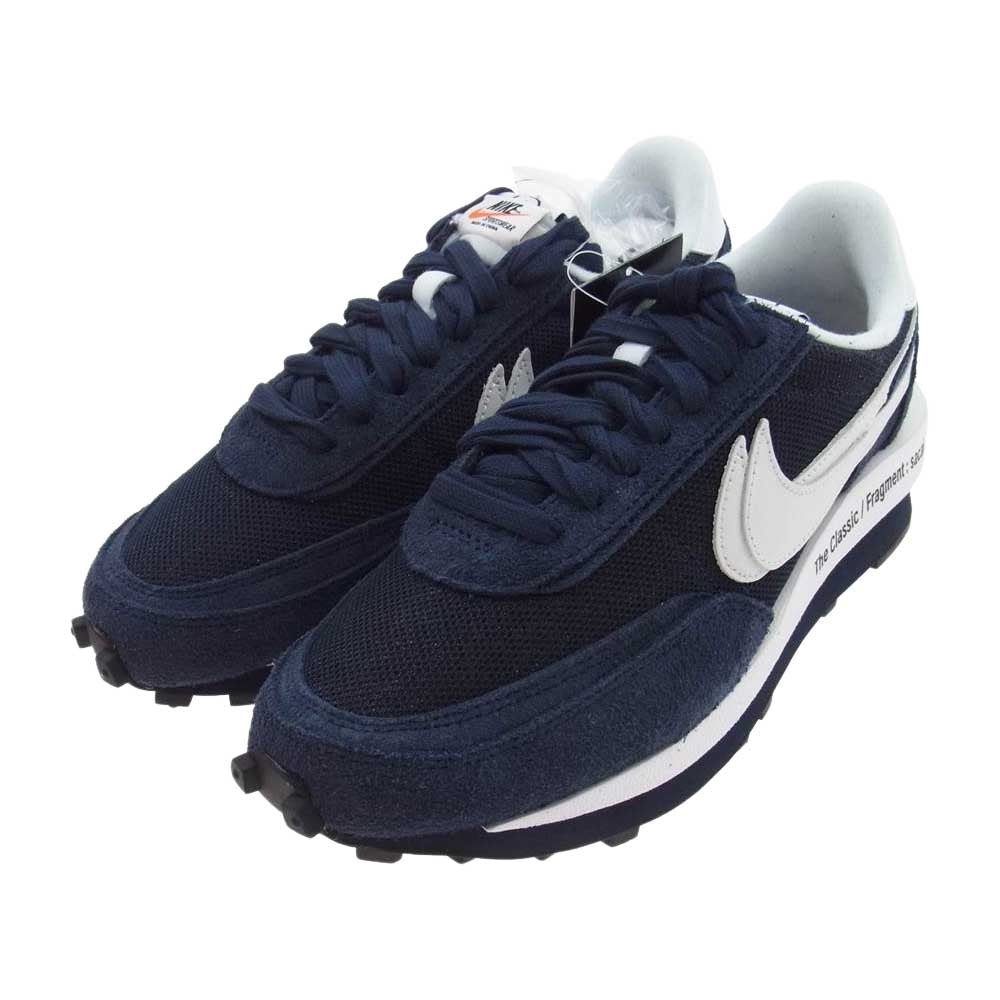 NIKE ナイキ DH2684-400 × SACAI サカイ FRAGMENT DESIGN フラグメント デザイン LD WAFFLE ワッフル BLUE VOID ブルー ボイド スニーカー ネイビー系 ホワイト系 26cm【新古品】【未使用】【中古】