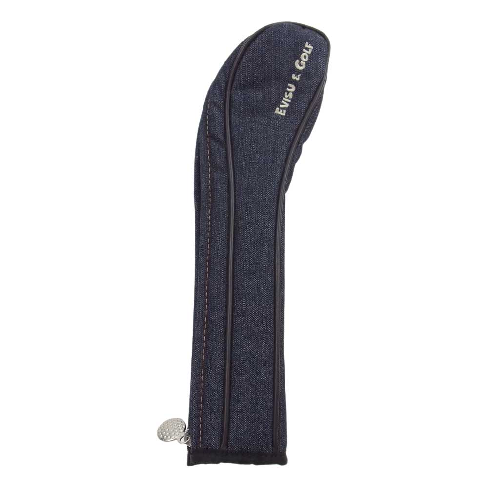 EVISU エヴィス ゴルフ デニム ヘッドカバー インディゴブルー系【中古】