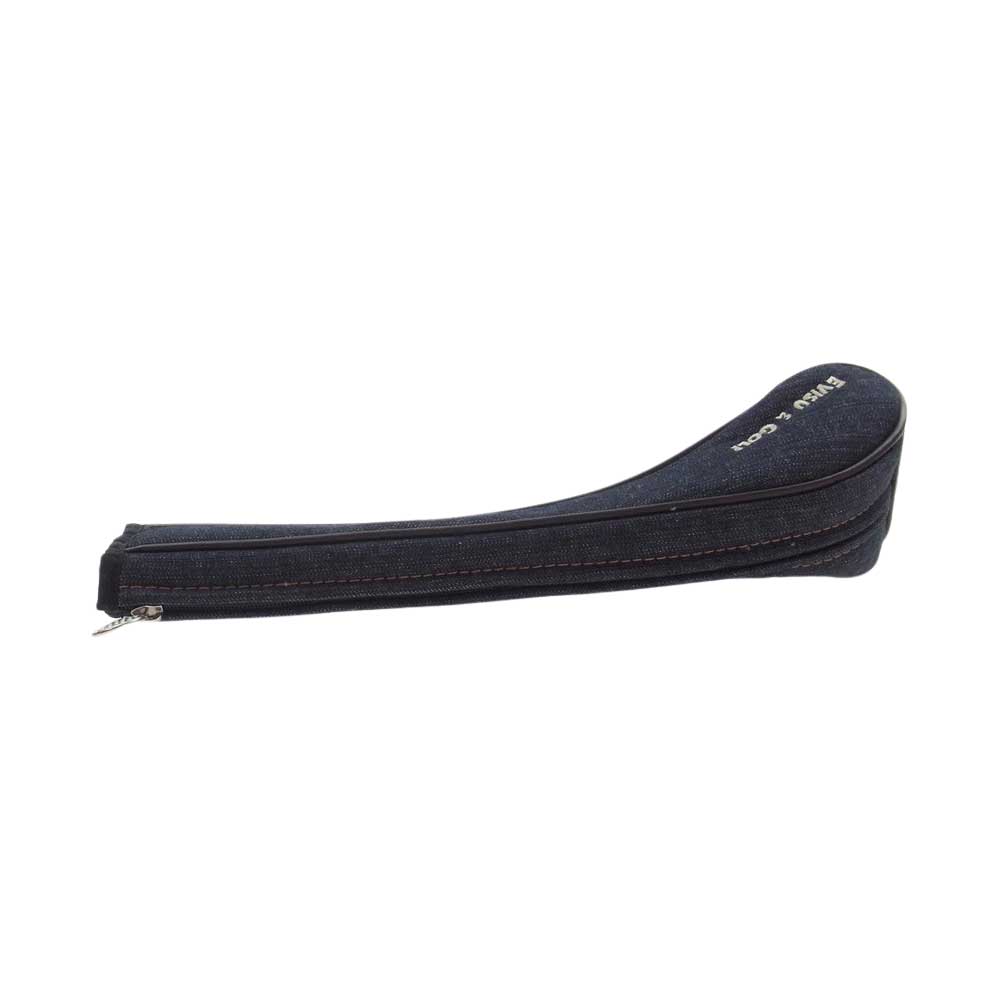 EVISU エヴィス ゴルフ デニム ヘッドカバー インディゴブルー系【中古】
