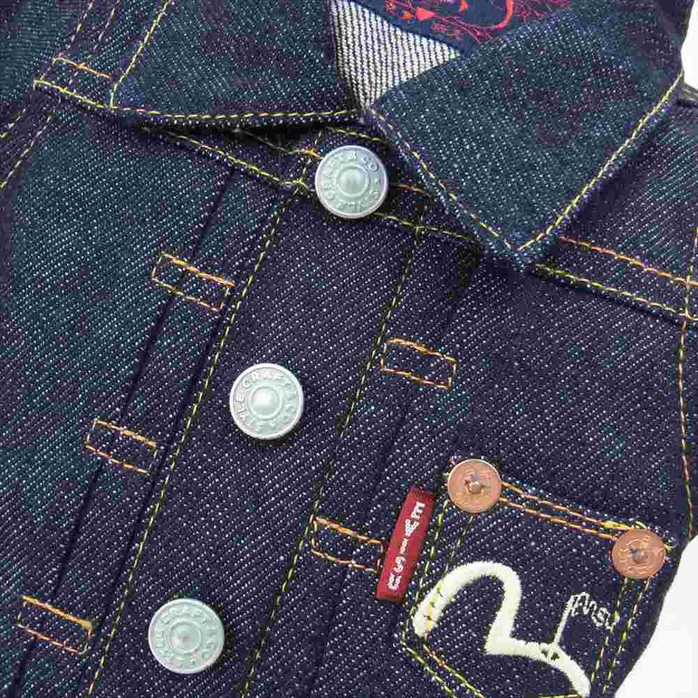 EVISU エヴィス ゴルフ ヘッドカバー デニムジャケット型 Gジャン型 インディゴブルー系【中古】