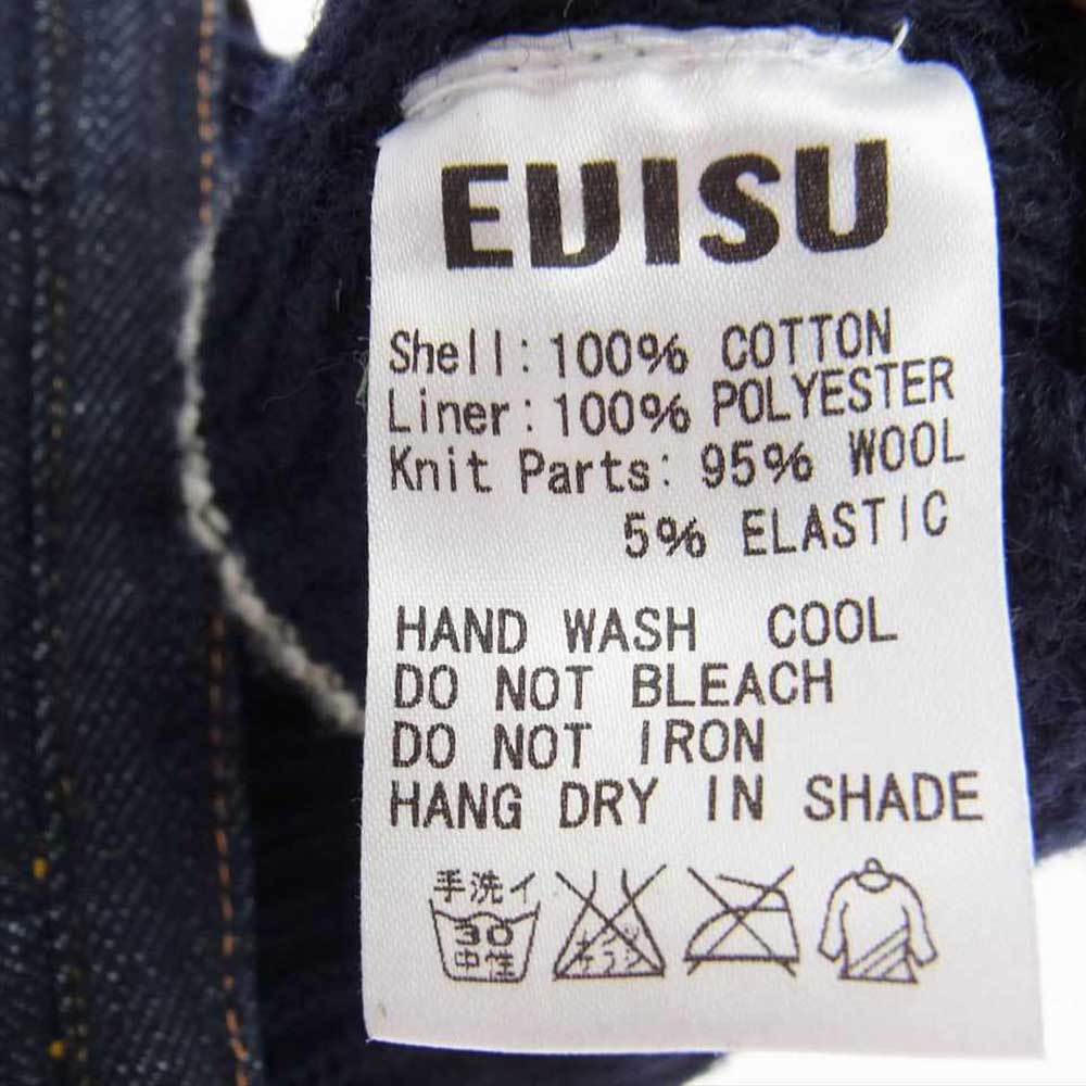 EVISU エヴィス ゴルフ ヘッドカバー デニムジャケット型 Gジャン型 インディゴブルー系【中古】