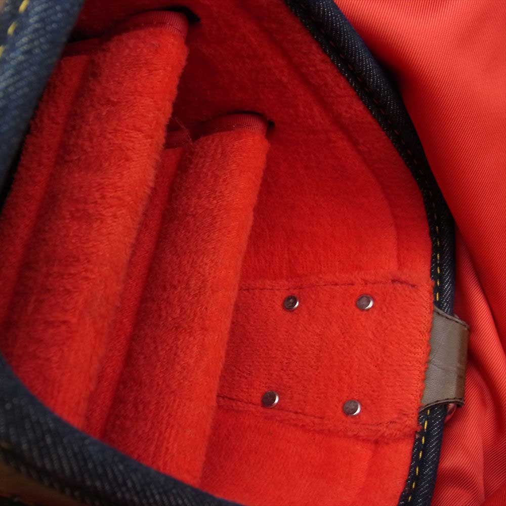 EVISU エヴィス ゴルフ 道楽 デニム キャディー バッグ インディゴブルー系【中古】