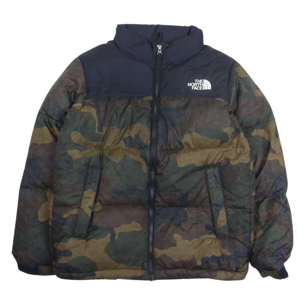 THE NORTH FACE ノースフェイス NDJ91864 Novelty Nuptse Jacket ノベルティー ヌプシ ダウン ジャケット キッズ カーキ系 150【中古】