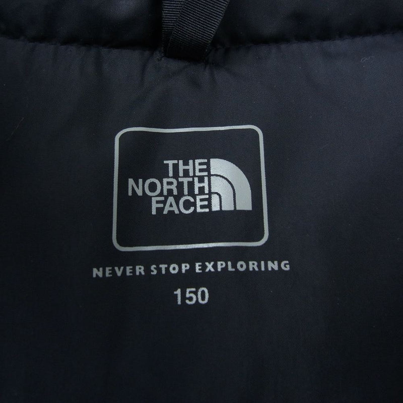 THE NORTH FACE ノースフェイス NDJ91864 Novelty Nuptse Jacket ノベルティー ヌプシ ダウン ジャケット キッズ カーキ系 150【中古】