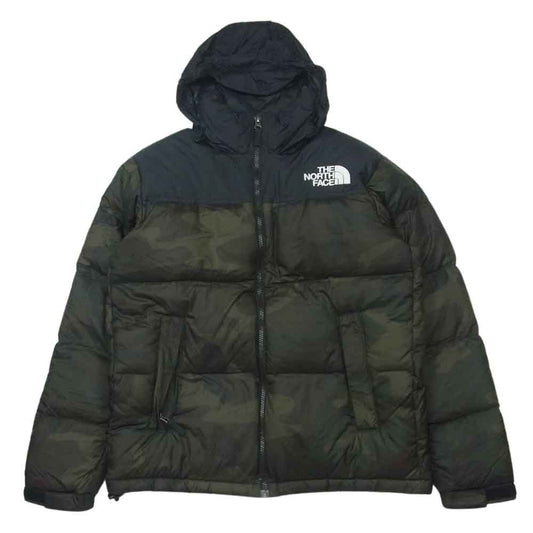 THE NORTH FACE ノースフェイス ND91632 Novelty Nuptse Jacket ノベルティー ヌプシ ダウン ジャケット ブラック系 ダークグリーン系 S【中古】