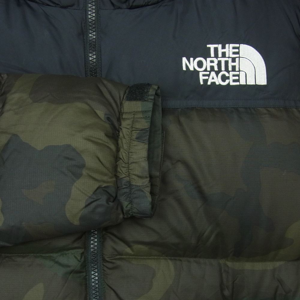 THE NORTH FACE ノースフェイス ND91632 Novelty Nuptse Jacket ノベルティー ヌプシ ダウン ジャケット ブラック系 ダークグリーン系 S【中古】