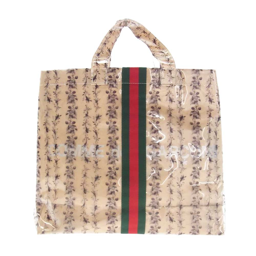 GUCCI グッチ 19AW OD-K 201 GARDEN × COMME des GARCONS ガーデン コムデギャルソン PVC ローズプリント トートバッグ マルチカラー系【中古】