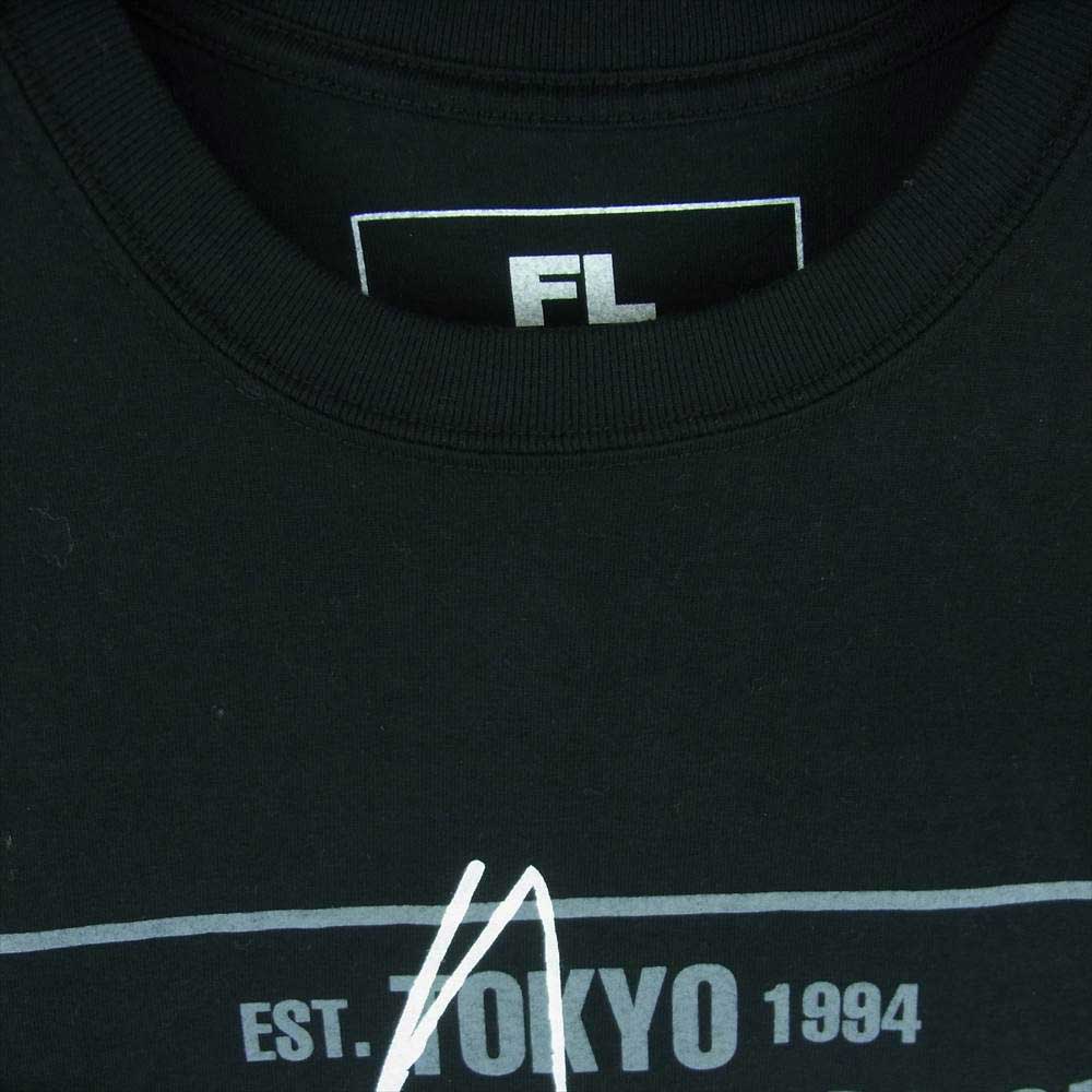 NEIGHBORHOOD ネイバーフッド FUTURA HOMESPRAY FL-007 CREWNECK LS . CO フューチュラ 長袖 Tシャツ カットソー ブラック系 XL【中古】