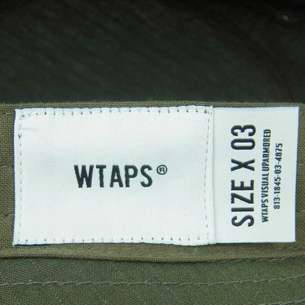 WTAPS ダブルタップス 22SS 221HCDT-HT14 JUNGLE HAT COTTON RIPSTOP ジャングル ハット 帽子 日本製 カーキ系 03【中古】
