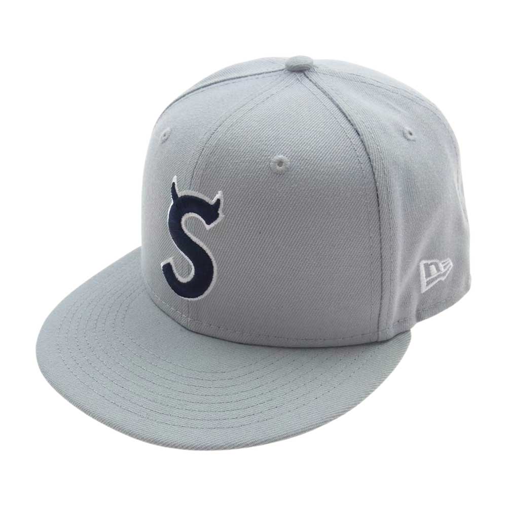 Supreme シュプリーム 22AW x New Era ニューエラ S LOGO CAP キャップ グレー系 60.6cm【中古】