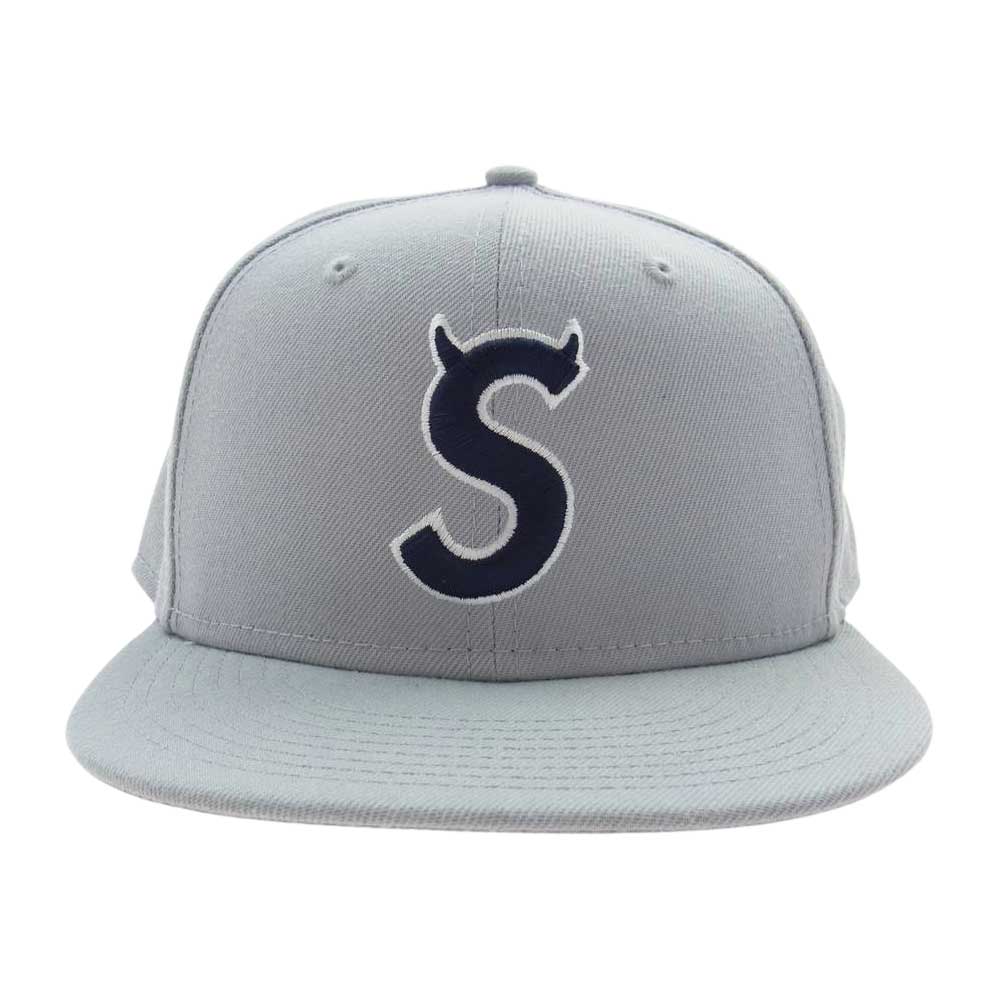 Supreme シュプリーム 22AW x New Era ニューエラ S LOGO CAP キャップ グレー系 60.6cm【中古】