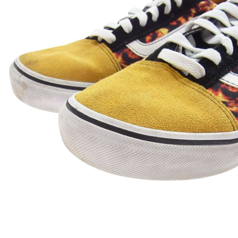 Mindseeker Yellow Vans With Fire MINDSEEKER X VANS OLD SKOOL (FIRE