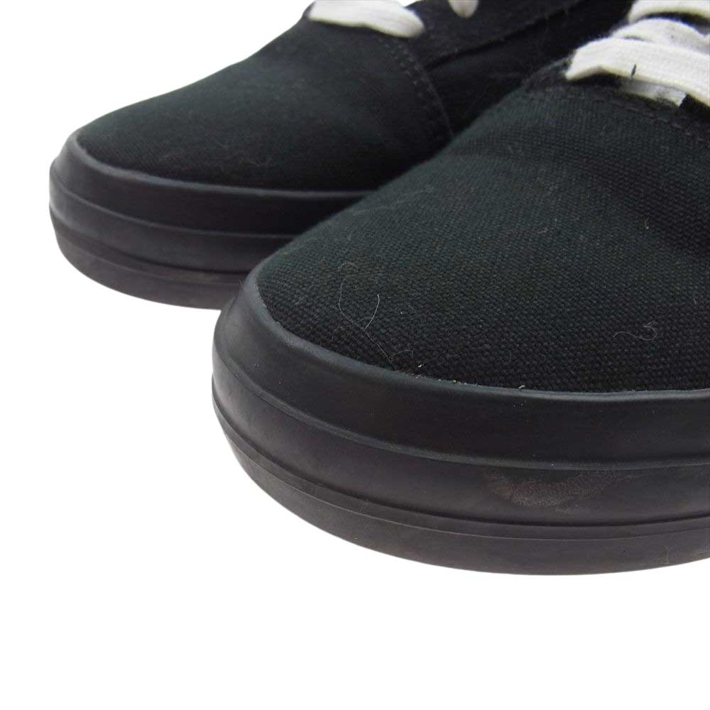 OFF-WHITE オフホワイト 19SS VULCANISED STRIPED LOWTOP アロー バルカナイズド ストライプ ローカット スニーカー ブラック系 41【中古】