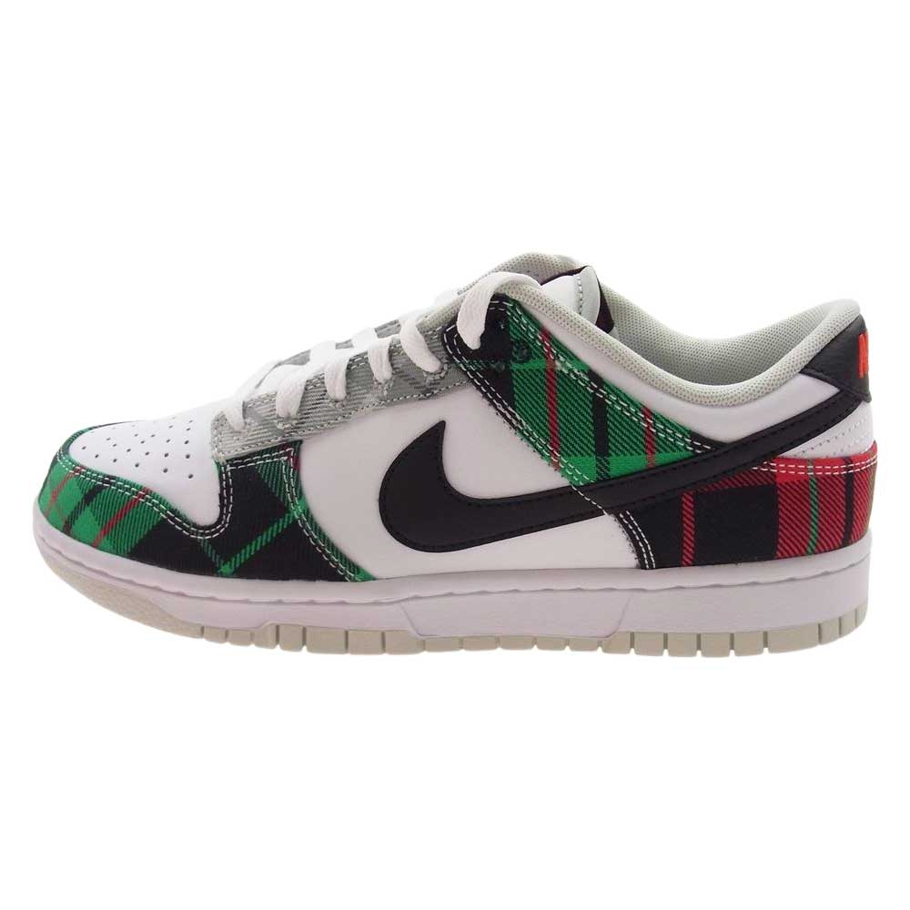 NIKE ナイキ DV0827-100 DUNK LOW RETRO PRM ダンク ロー レトロ プレミアム チェック スニーカー ホワイト系 26cm【新古品】【未使用】【中古】