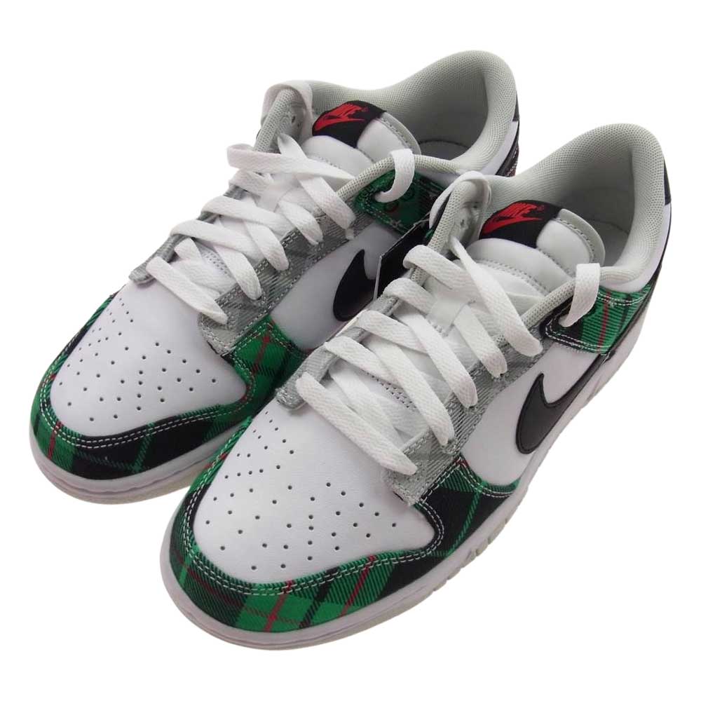 NIKE ナイキ DV0827-100 DUNK LOW RETRO PRM ダンク ロー レトロ プレミアム チェック スニーカー ホワイト系 26cm【新古品】【未使用】【中古】