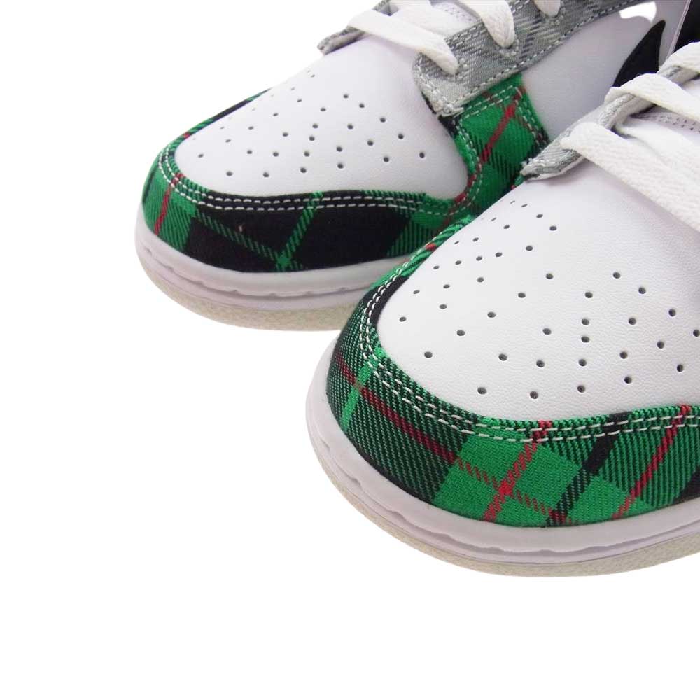 NIKE ナイキ DV0827-100 DUNK LOW RETRO PRM ダンク ロー レトロ プレミアム チェック スニーカー ホワイト系 26cm【新古品】【未使用】【中古】